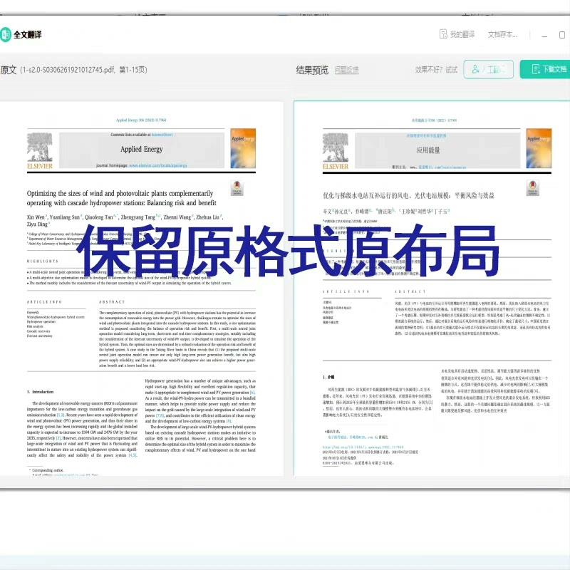 议价 wps翻译pdf文档翻译wps全文翻译英文翻译文件翻译机器翻