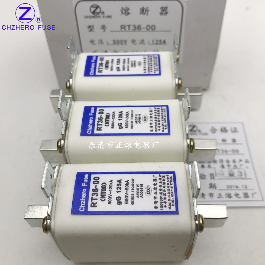NT00/RT36-00 60A 63A 80A 100A 120A 125A 150A 160A熔断器正熔