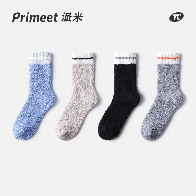 厚款袜子秋冬毛绒保暖