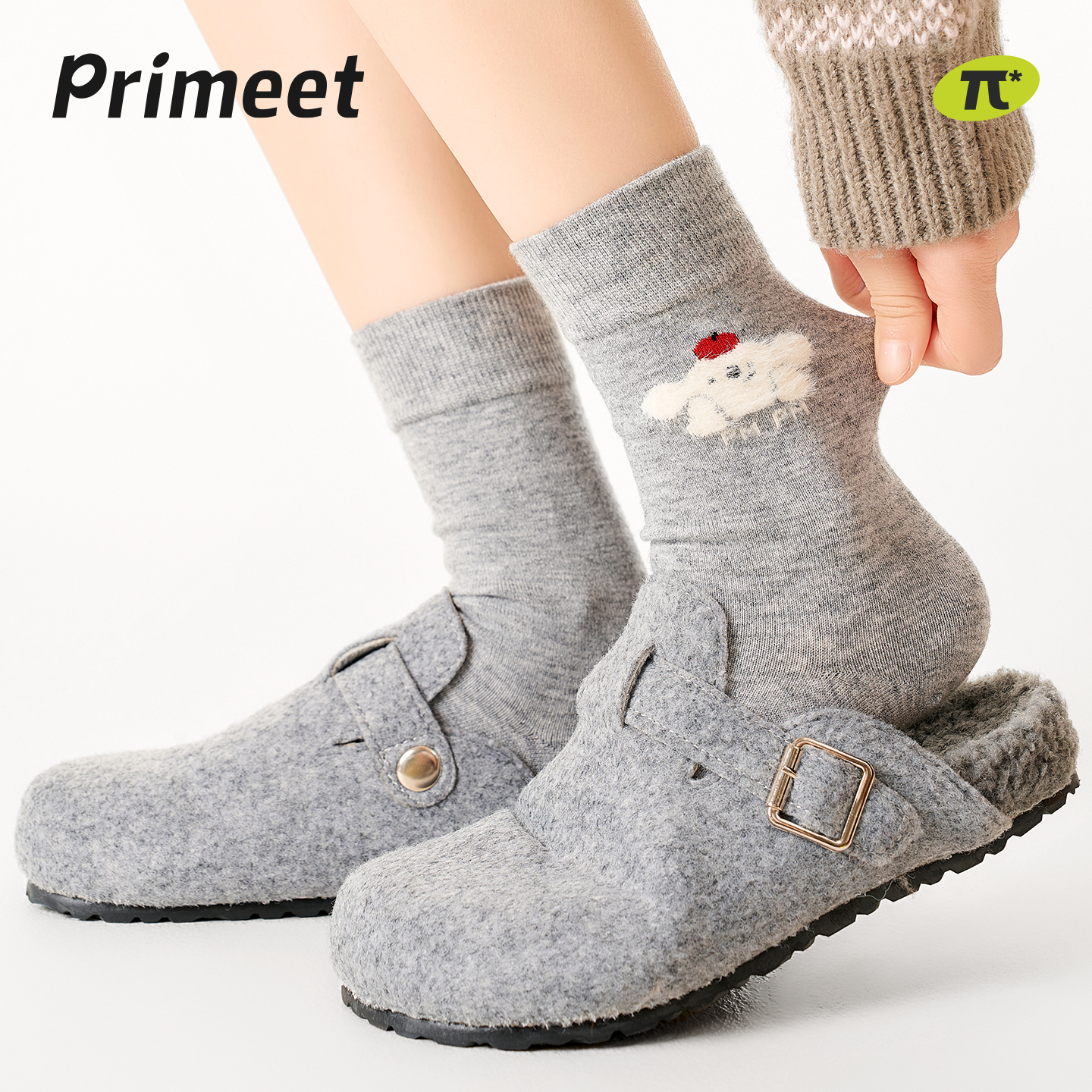 派米20%美利奴羊毛袜子女保暖