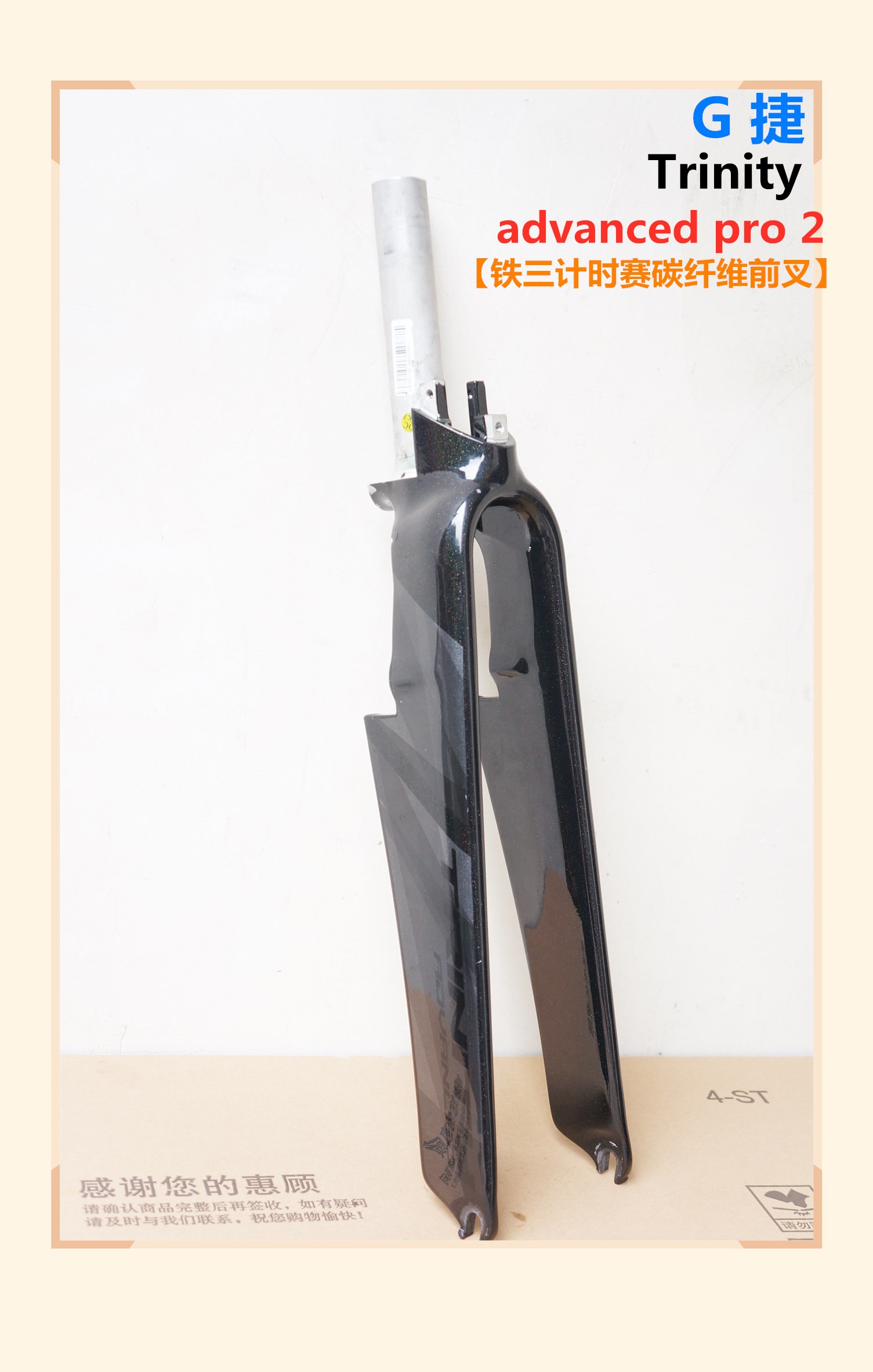 台产G 捷 Trinity advanced pro 2铁三计时赛专用半碳纤维前叉