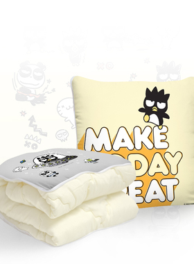 BADBADTZ MARU 酷企鹅 抱枕被沙发靠垫小被子靠枕午睡靠背车腰垫