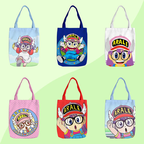 购物袋IQ博士阿拉蕾帆布单肩包