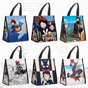 魔女宅急便周边便当袋饭盒袋便携保温学生带饭包包琪琪的送货服务