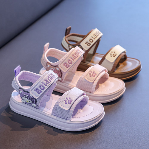 女童鞋子夏季运动凉鞋软底沙滩鞋