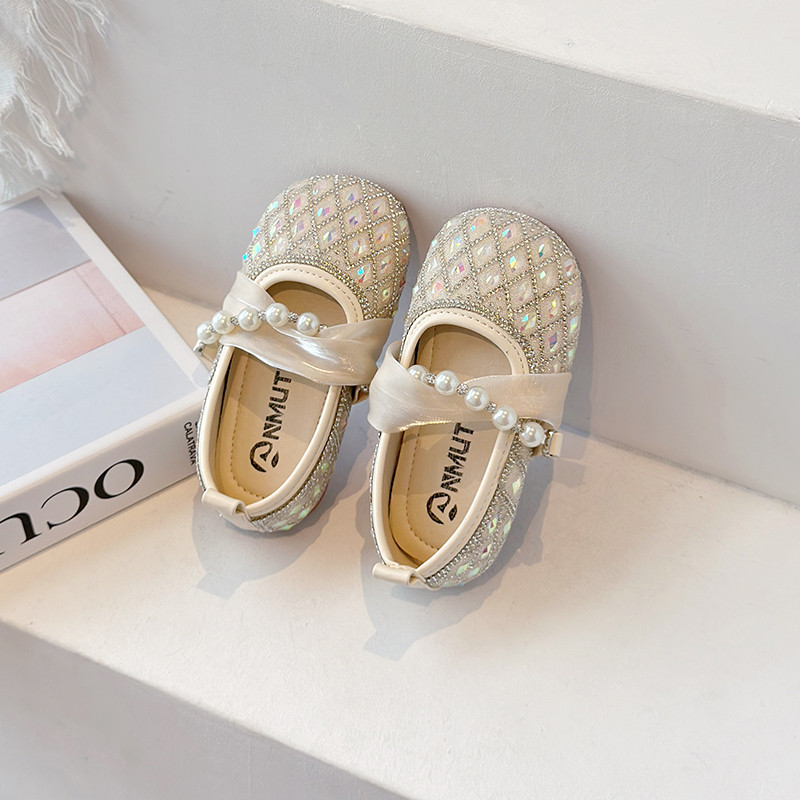 女童公主皮鞋水晶鞋2026春秋新款儿童鞋子宝宝软底女孩单鞋豆豆鞋,童鞋/婴儿鞋/亲子鞋,水晶/水钻鞋,淘宝优惠券,粉丝福利购,淘宝优惠卷