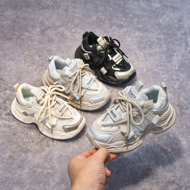 儿童运动鞋软底跑步鞋休闲老爹鞋