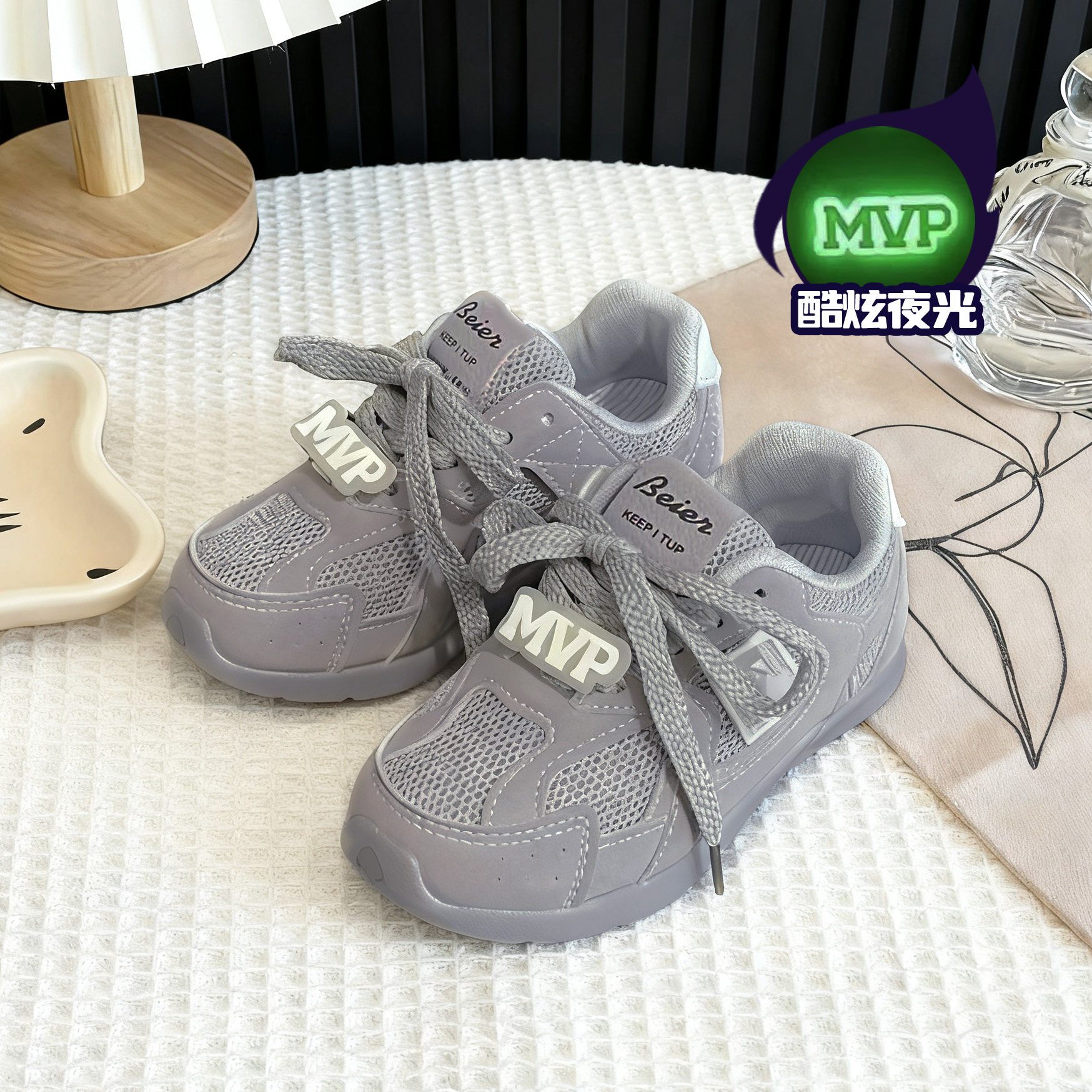 儿童网面运动鞋休闲鞋软底板鞋子