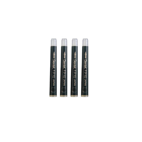 PENTEL日本派通FP-10口袋毛笔替芯 派通GFKP3专用替芯 4个/包