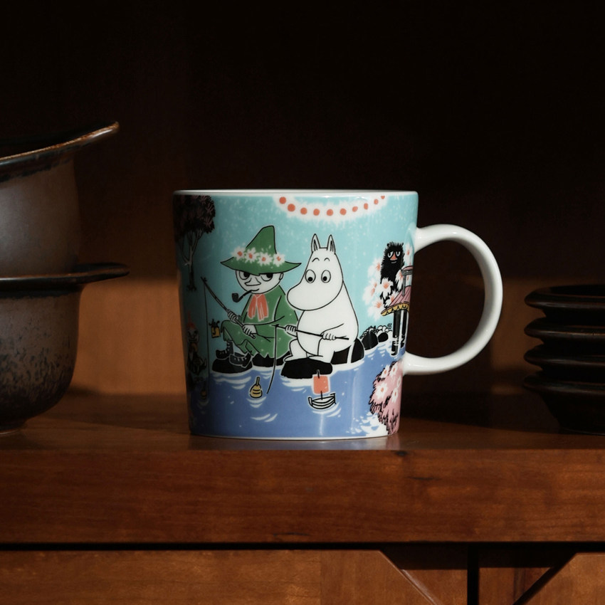 芬兰Arabia Moomin 姆明简单喜悦陶瓷马克杯300ml 2026年日本限定