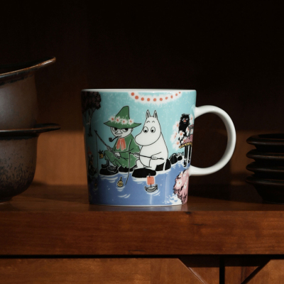 芬兰Arabia Moomin 姆明简单喜悦陶瓷马克杯300ml 2026年日本限定