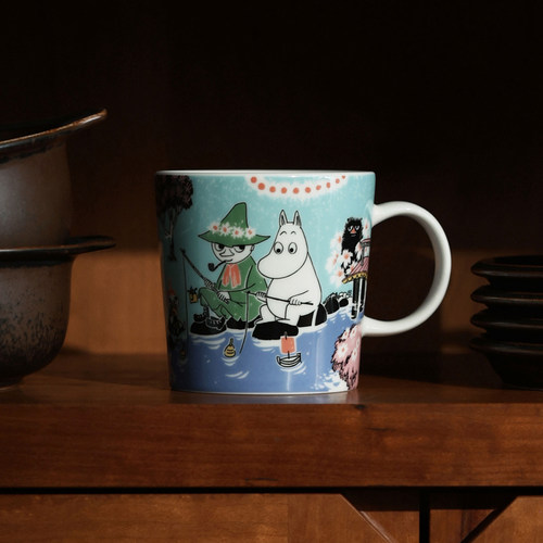 芬兰Arabia Moomin 姆明简单喜悦陶瓷马克杯300ml 2026年日本限定