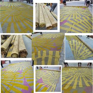 二手旧地毯加厚隔音防火防潮隔灰宴会厅酒店走廊撤回垫上海可自提