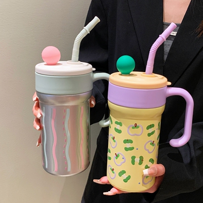 【高颜值冰霸保温杯陶瓷内胆】