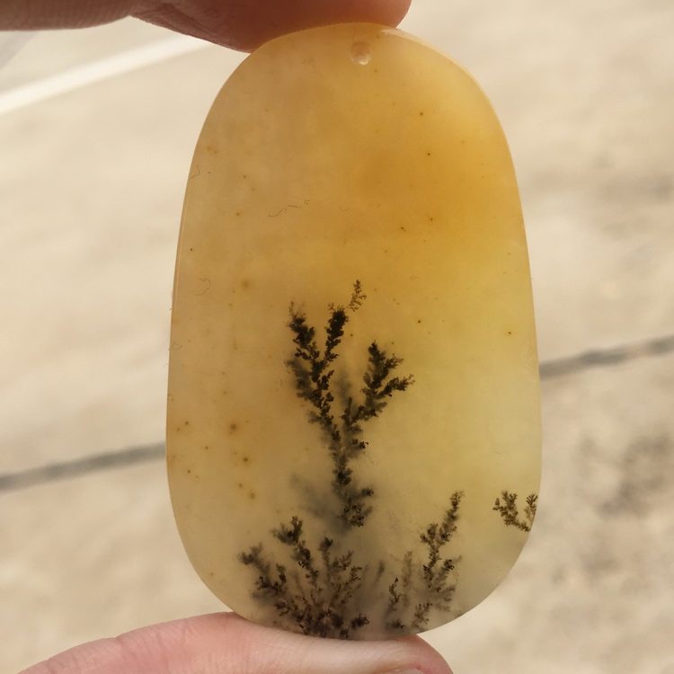 3号链接云南天然黄龙玉水草花平安无事牌挂件吊坠新款包邮证书