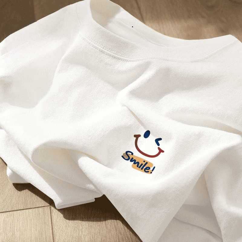 大牌出口外贸尾货~美式可爱小猫纯棉短袖t恤男女夏季情侣百搭上衣