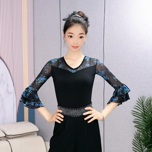 轻国风上衣女优雅修身款舞蹈服
