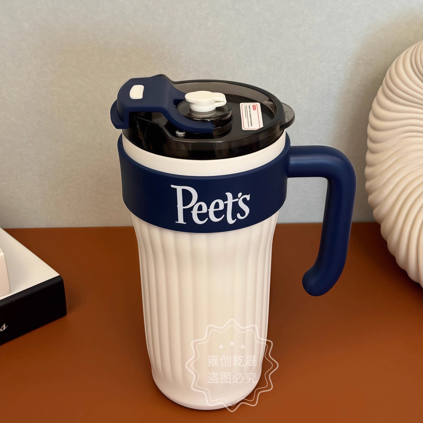 适配皮爷Peet's Coffee 创意DIY配件保温杯咖啡杯860ml款配件杯盖图片
