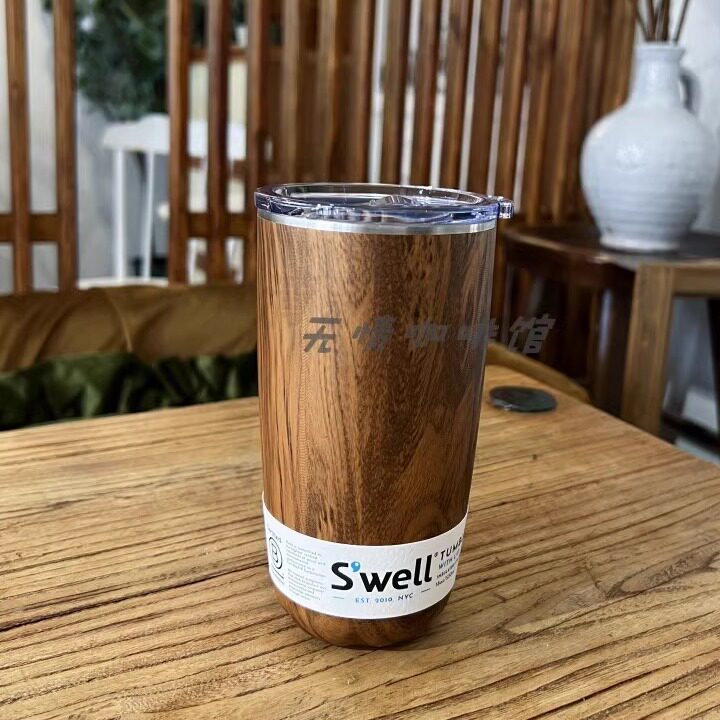 适配美国swell保温咖啡随行杯470ml/530ml密封防漏水直饮杯盖