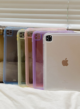 适用ipad立体按键糖果tpu壳mini4/5/6 7.9/8.3英寸 iPadAir3/4/5 2017/18/19/20/平板壳 Pro11寸2020/21防摔