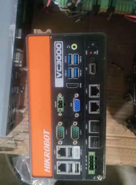 海康机器人VC3000视觉控制器，型号VC3000，黑色外壳