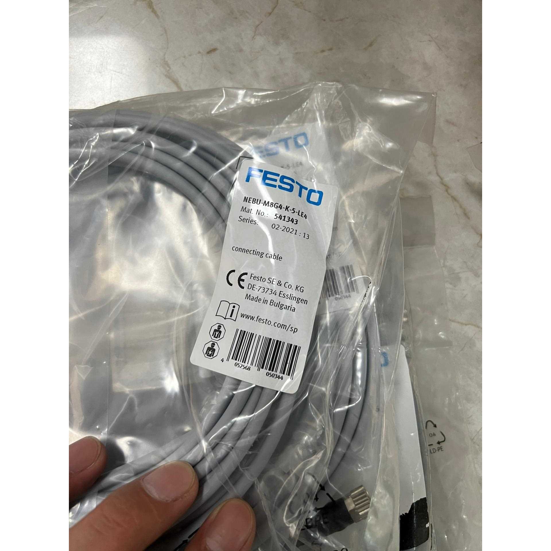 FESTO费斯托连接线 MEBU-M8G4-K-5-LE4