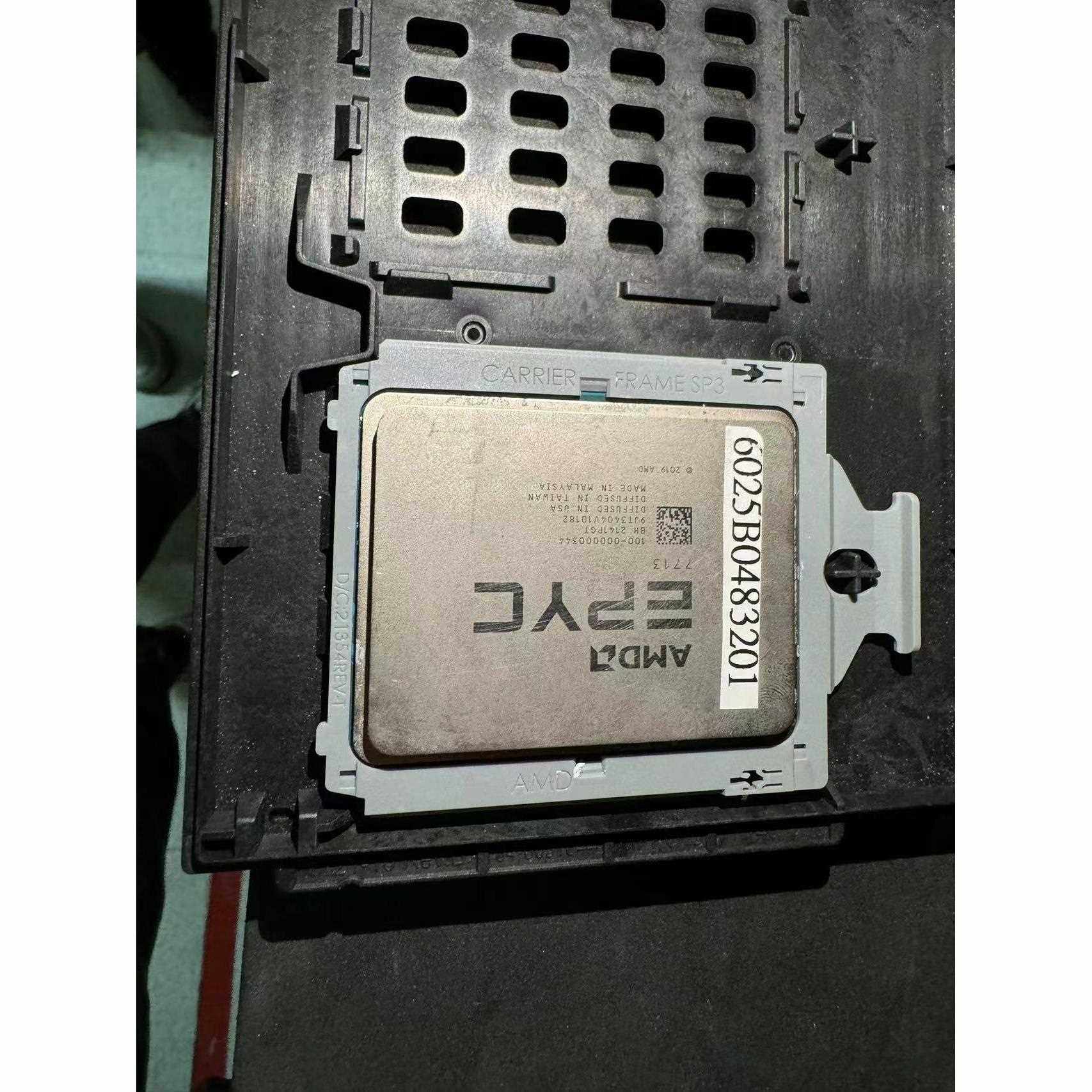 AMD CPU 拆机二手有20个 服务器CPU EPYC