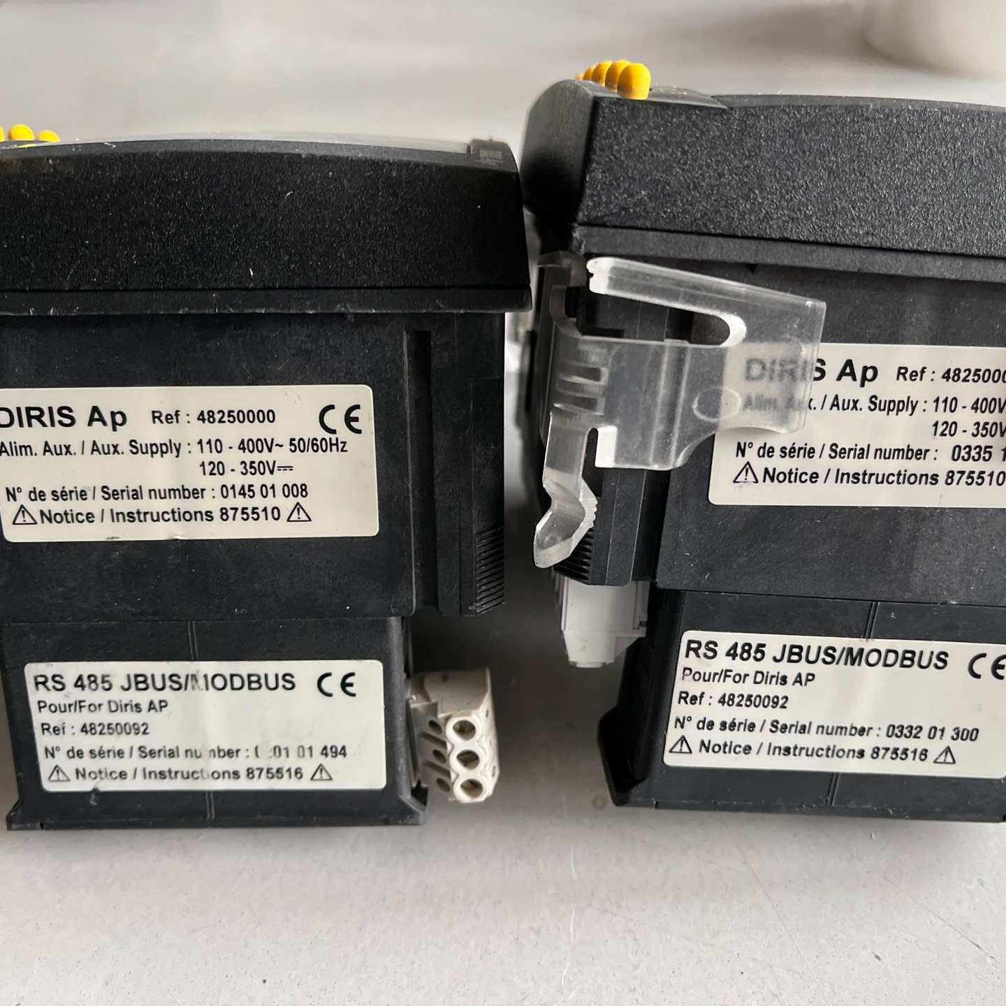 DIRIS Ap RS 485 JBUS/MODBUS