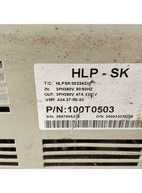 拆机 海利普 变频器HLPSK002243B 22kw 38
