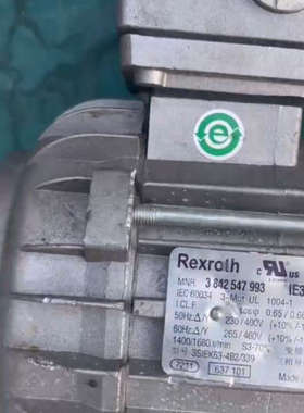 Rexroth设备力士乐3842547993 电机 通电