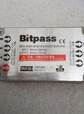 Bitpass电子伺服变压器HT-030-A一台3000W