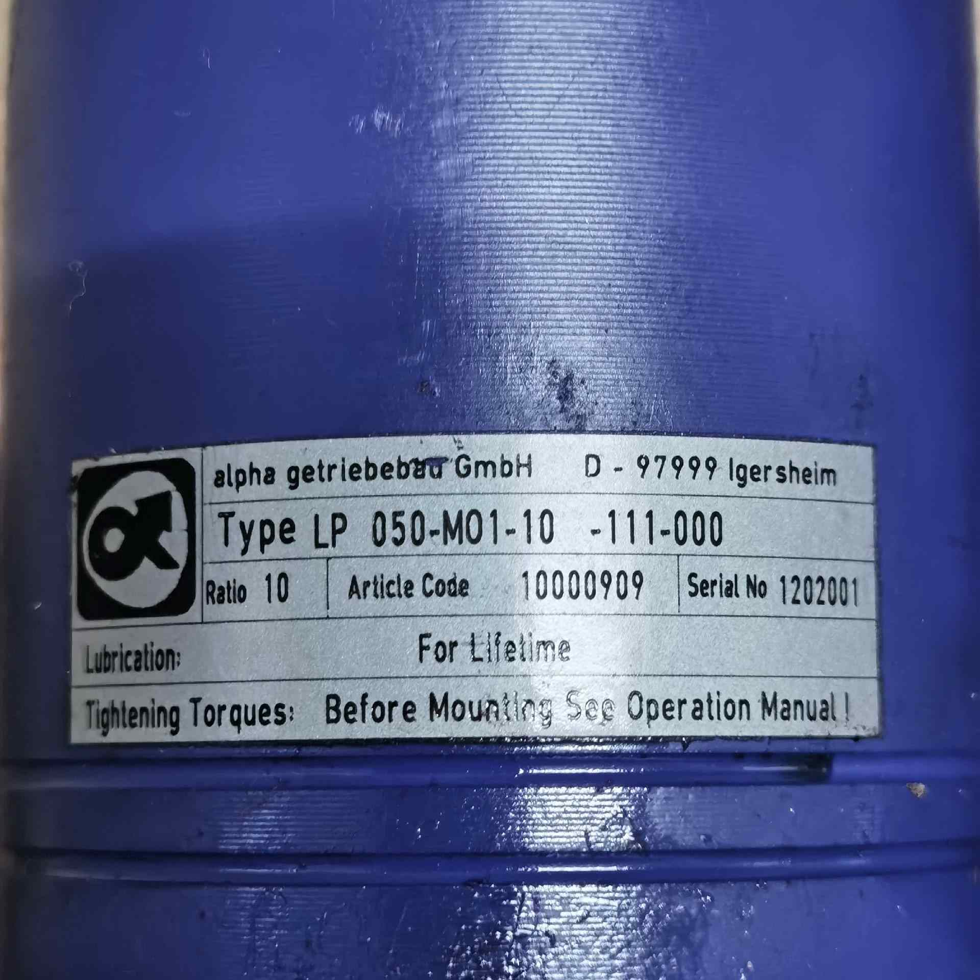 德国LP050-M01-10-111-000速比10:1精密