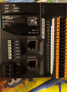 汇川PLC H5U-1614MTD-A8，支持EtherCA
