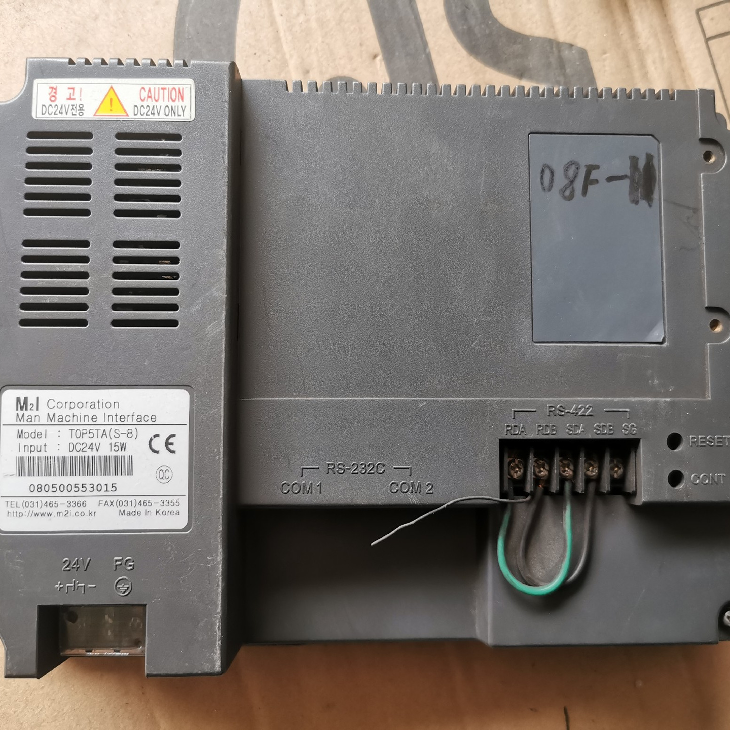 TOP显示屏，TOP5TA(S-8)一台，15w的，实物拍摄