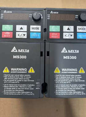 台达变频器，型号VFD1A5MS43ANSAA，功能正常，实