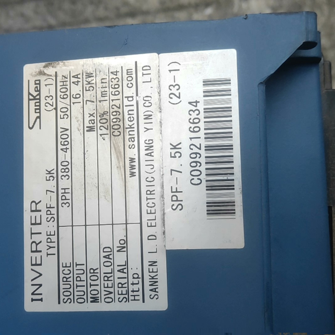 日本三垦变频器 SAMCO-VM05 SHF-7.5k，