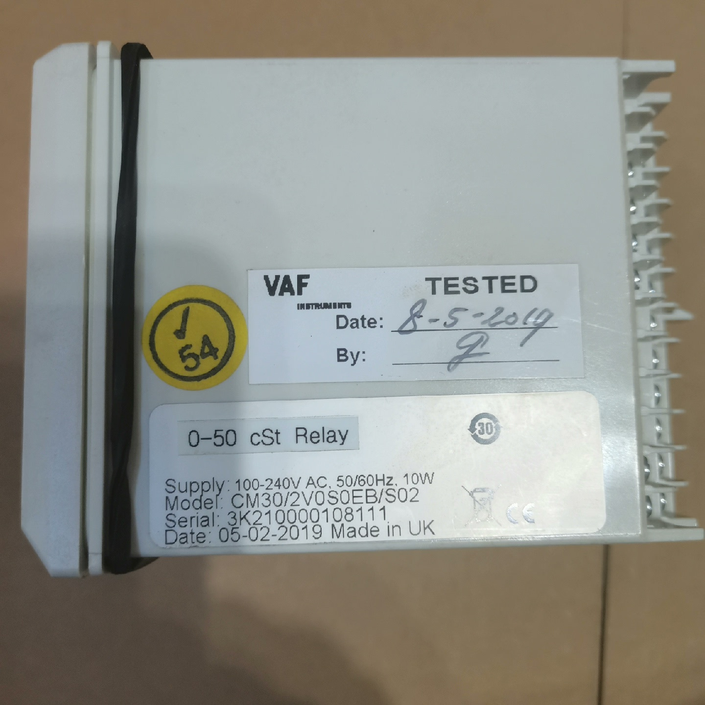 VAF CM30/2V0S0EB/S02视觉控制器功能正常（