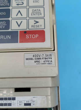 安川变频器CIMR-F7B47P5  47P51A 7.5K