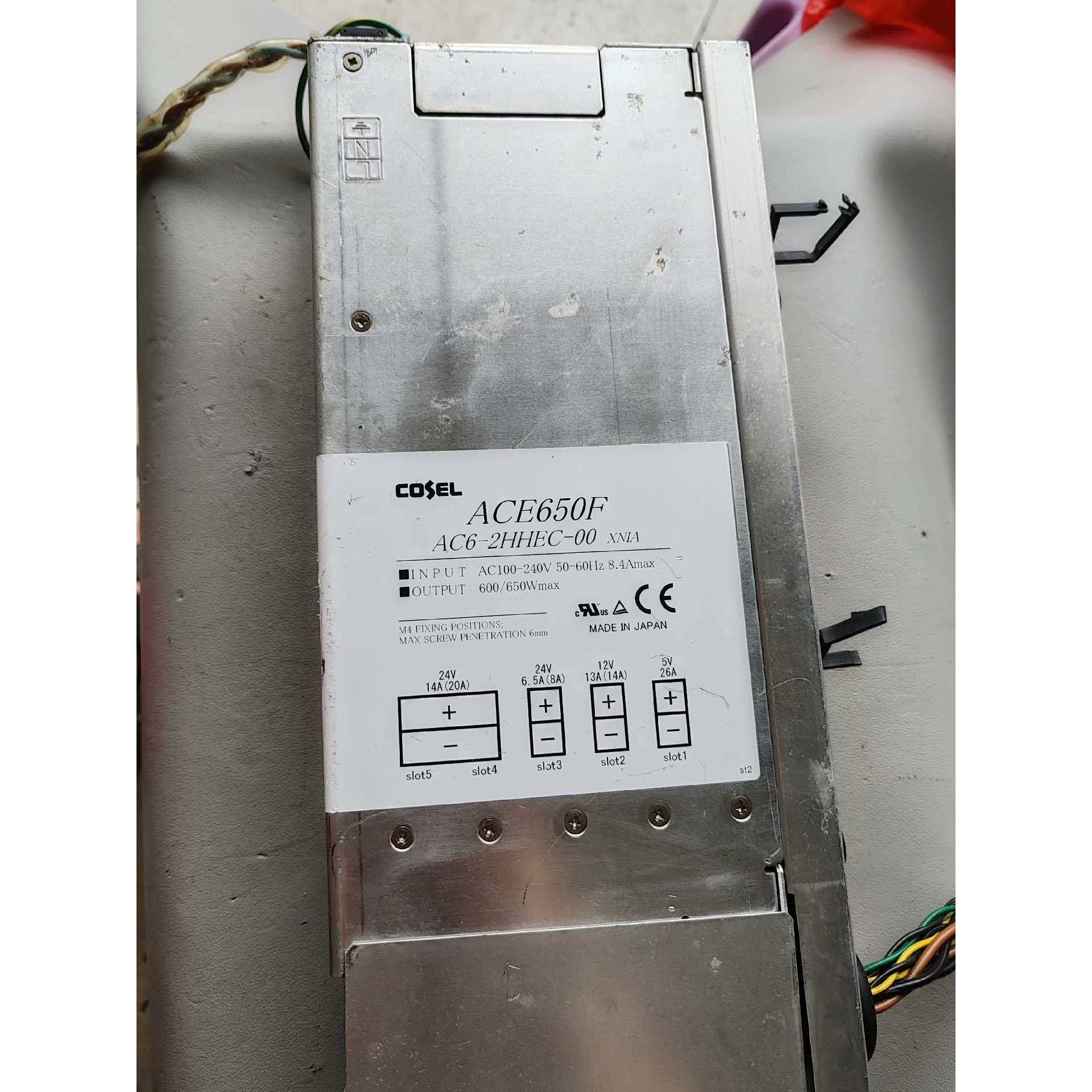 COSEL 科索 ACE650F AC6-2HHEC-00，