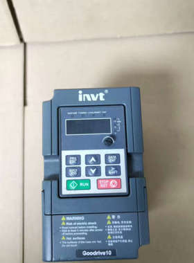 英威腾400W变频器型号GD10-0R4G-S2-B ，22