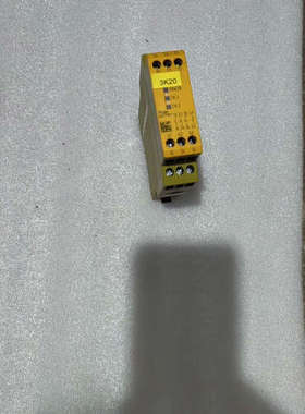 皮尔兹PILZ安全继电器3K20，黄色外壳，品，外观完好