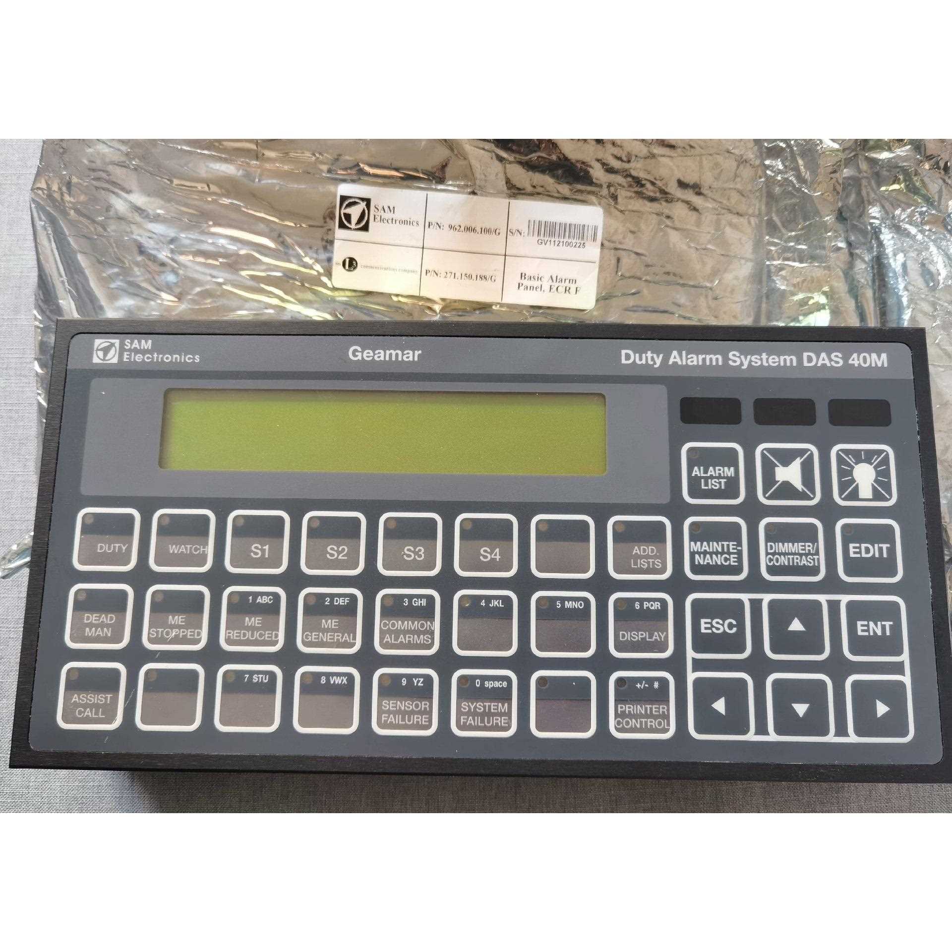 Duty Alarm System DAS 40M模块，P/