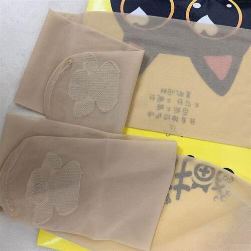 不跑不滑不移位凉席猫爪袜肉色防勾J丝袜女夏季超薄款任意剪光腿