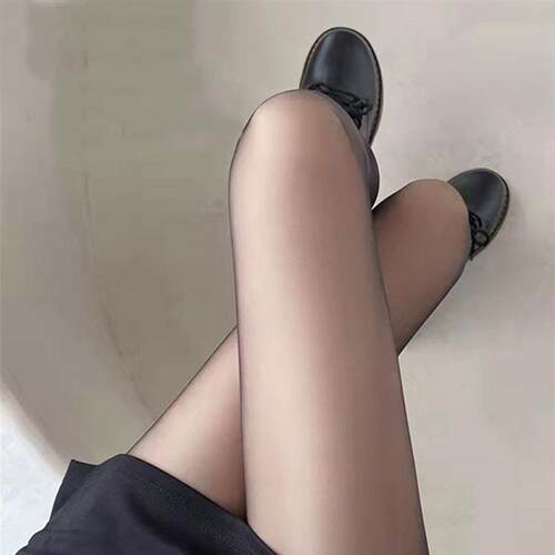 不跑不滑不移位凉席丝袜女夏季超薄X防勾丝不掉档性感黑丝隐形连