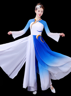 新款桃李杯古典舞蹈服锦瑟剧目同款演出服长裙长款中国风表演服