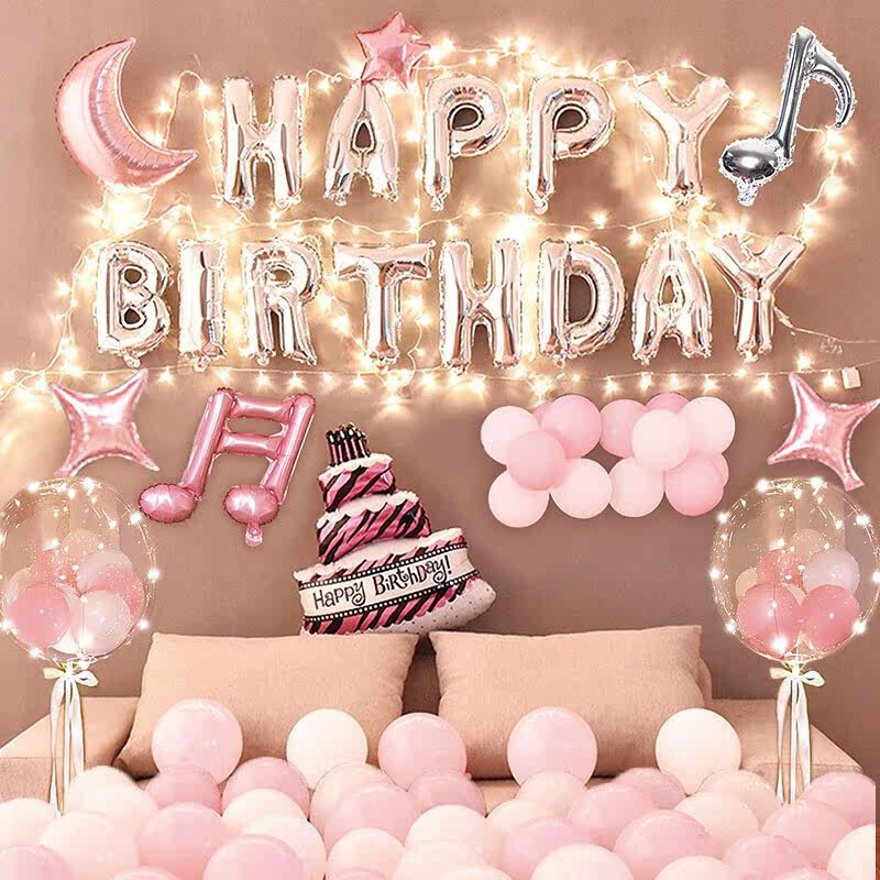 新新精艺 生日装饰气球周岁场景布置快乐告白成人女孩儿童派对表使用感如何?