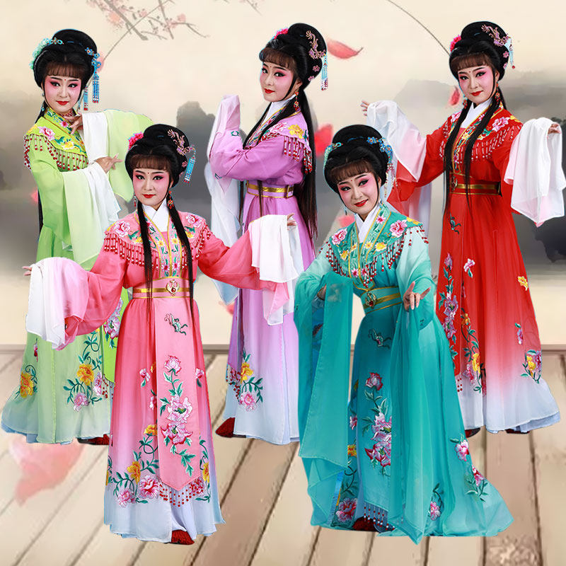 越剧黄梅戏曲服装影视y民族古装写真古典花旦服