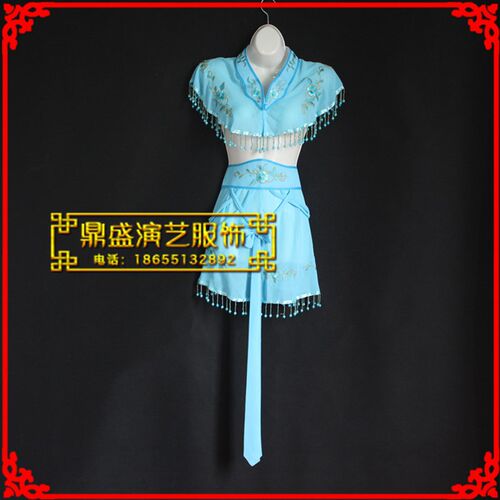 古装戏曲舞台演出服 o越剧云肩披肩包裙小旦花旦戏服 京剧黄梅戏