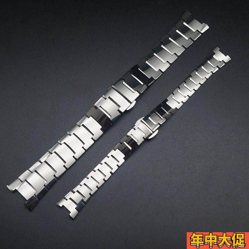 carty通用手表钨钢手表带配件蝴蝶扣 表链 表带 凹口 女 男 22mm