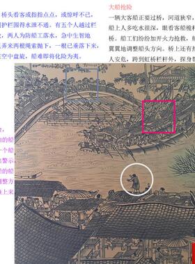 明上河图全图R故宫版1比1精裱玉轴名画新品7米高清山水画卷轴